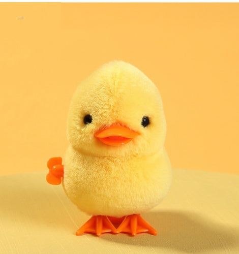 Chicken Clockwork Toy Simulation Plush Jumping Duck