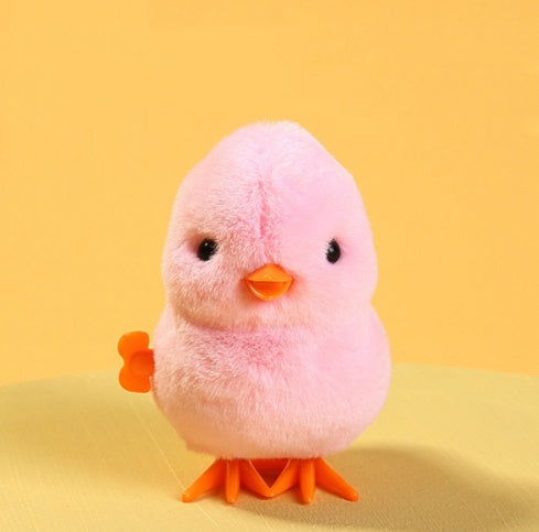Chicken Clockwork Toy Simulation Plush Jumping Duck
