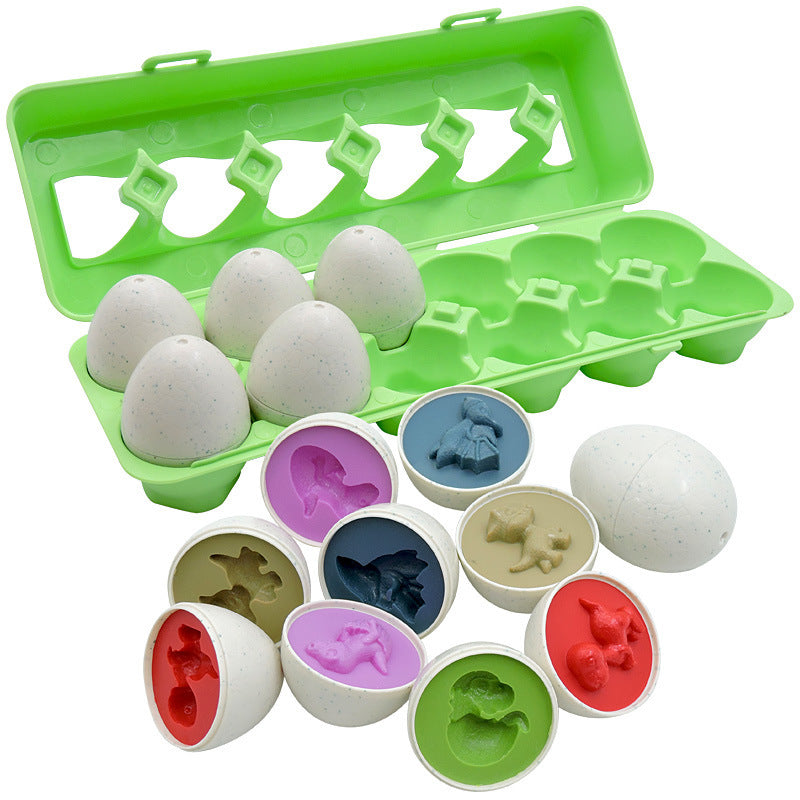 Baby Learning Educational Toy Smart Egg Toy Games Shape Matching Sorters Toys Montessori Eggs Toys For Kids