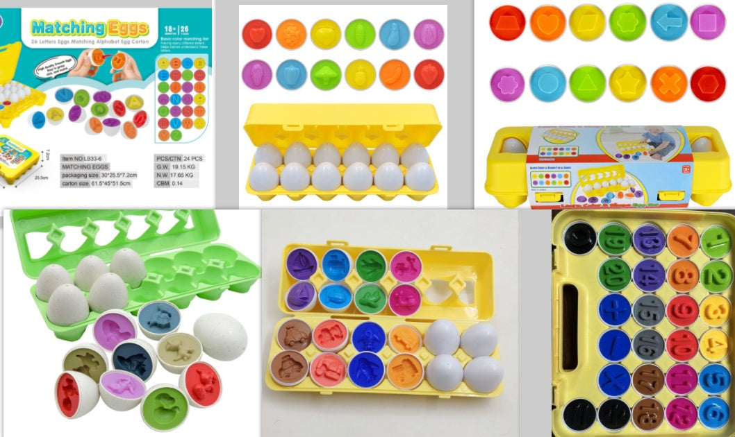 Baby Learning Educational Toy Smart Egg Toy Games Shape Matching Sorters Toys Montessori Eggs Toys For Kids