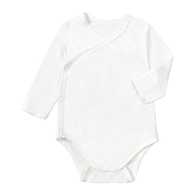 Baby Bamboo Fiber Long Sleeve Baby Jumpsuit