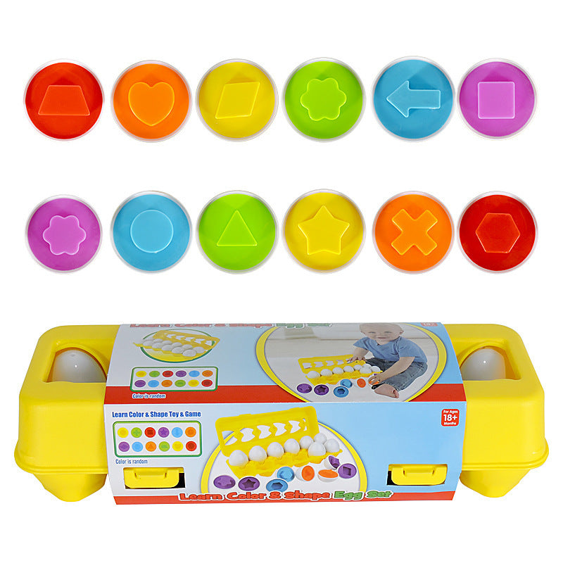 Baby Learning Educational Toy Smart Egg Toy Games Shape Matching Sorters Toys Montessori Eggs Toys For Kids