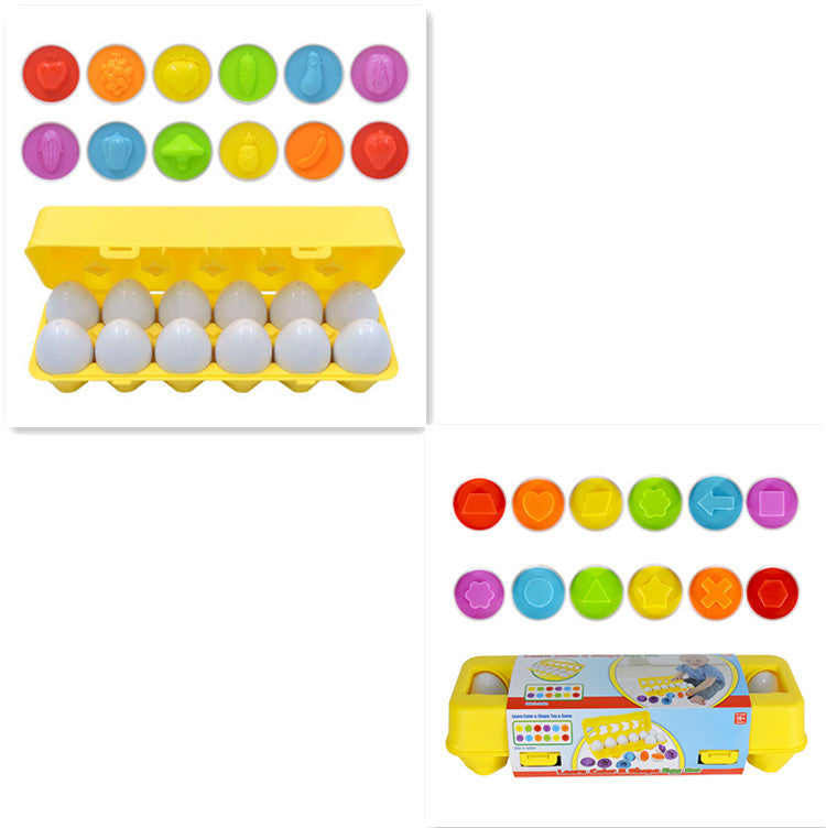 Baby Learning Educational Toy Smart Egg Toy Games Shape Matching Sorters Toys Montessori Eggs Toys For Kids